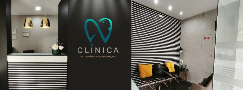 Receção e zona de espera da Clínica IAL